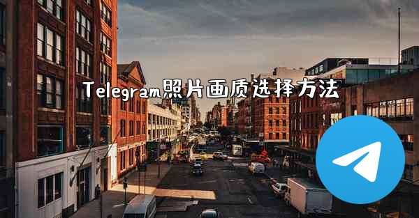 Telegram照片画质选择方法