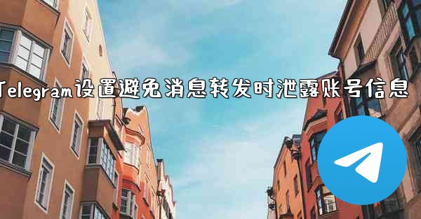 Telegram设置避免消息转发时泄露账号信息