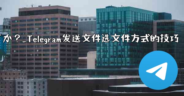 Telegram でファイルを送信する場合、「画像として送信」ではなく「ファイルとして送信」を選択するにはどうすればよいですか？_Telegram发送文件选文件方式的技巧