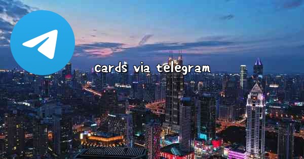 cards via telegram