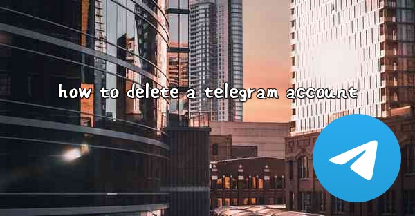 how to delete a telegram account