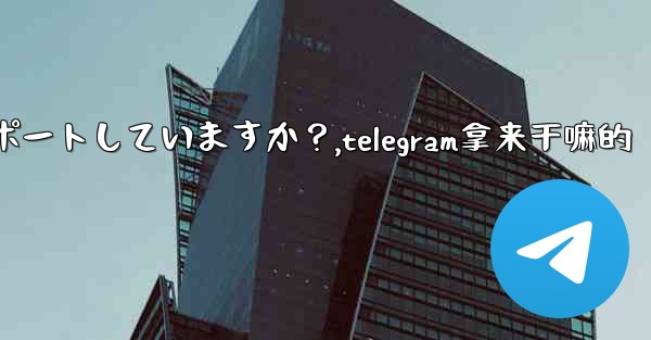 Telegram はどのサイズのファイルの送信をサポートしていますか？,telegram拿来干嘛的