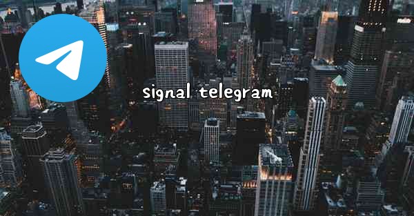signal telegram