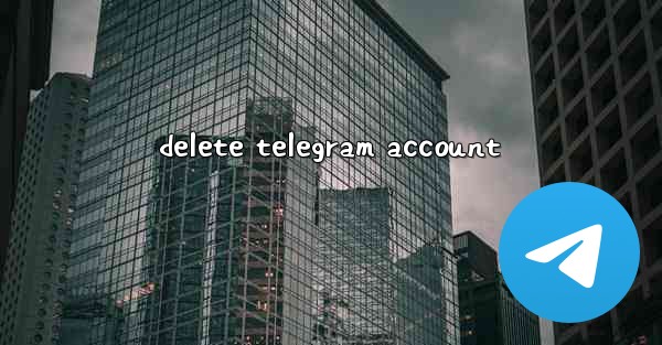 delete telegram account