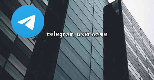telegram username