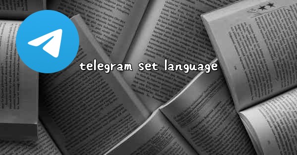 telegram set language