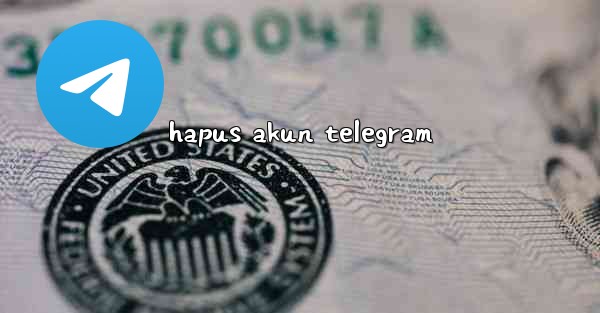hapus akun telegram