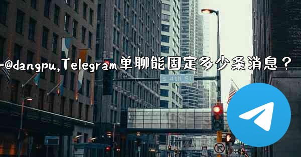 telegram-@dangpu,Telegram单聊能固定多少条消息？
