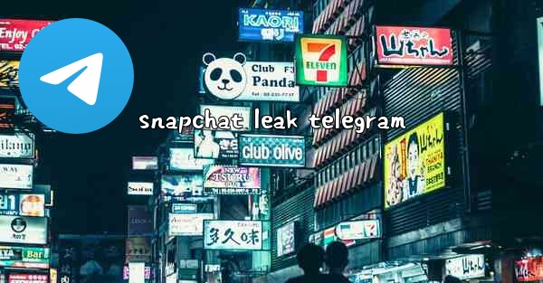 snapchat leak telegram