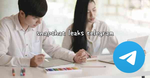 snapchat leaks telegram
