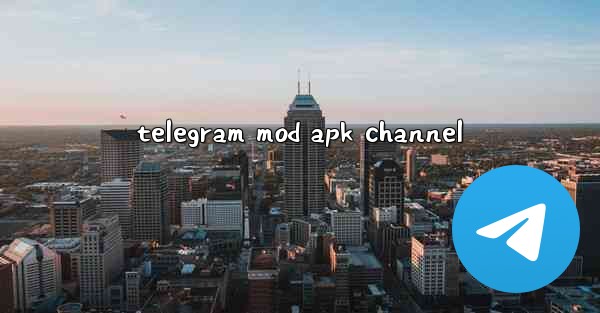 telegram mod apk channel