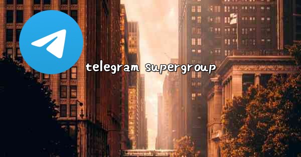 telegram supergroup