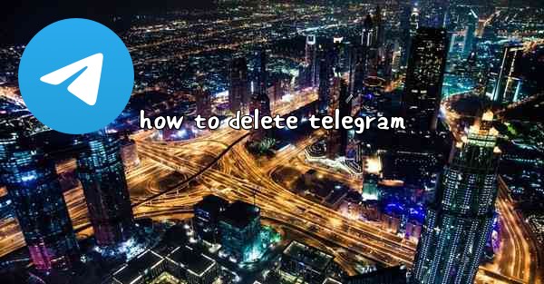 how to delete telegram