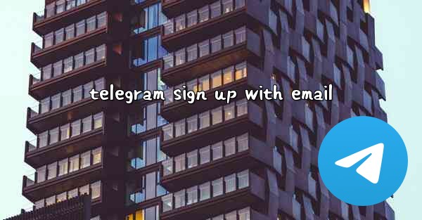 telegram sign up with email