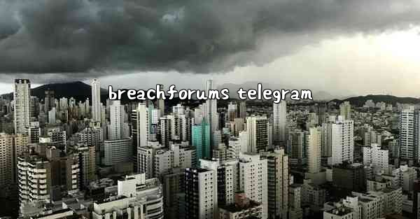 breachforums telegram