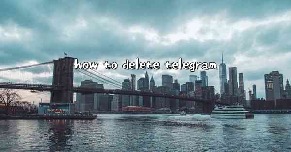 how to delete telegram