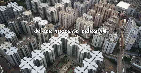 delete account telegram