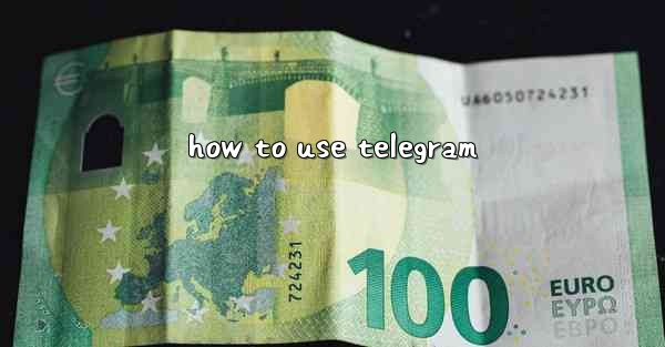 how to use telegram