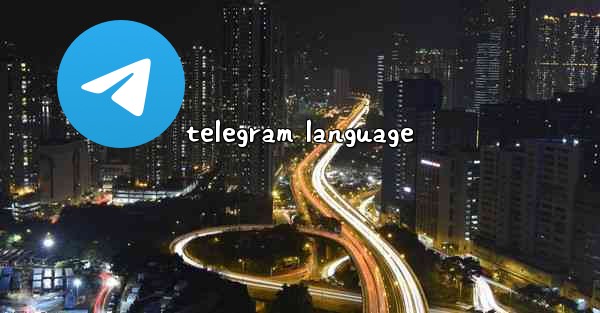 telegram language