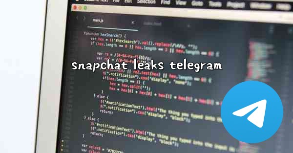 snapchat leaks telegram