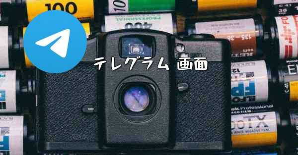 テレグラム 画面